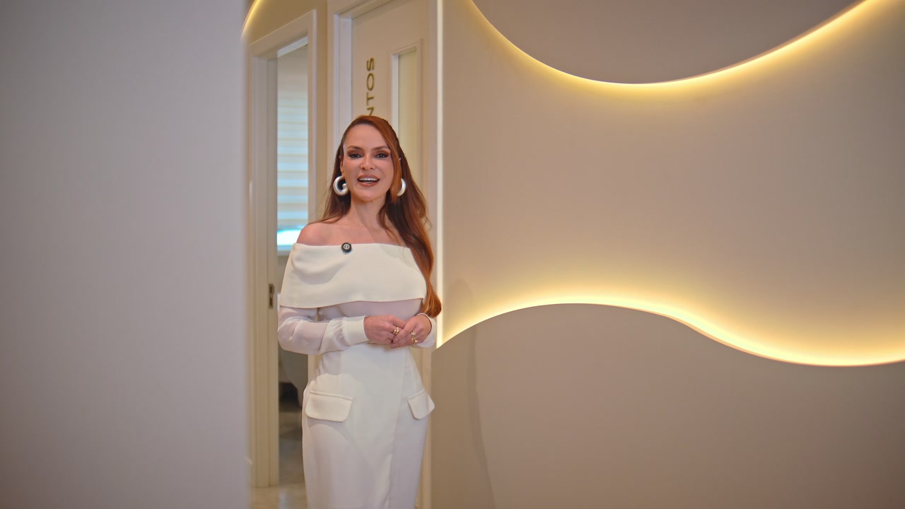 Ambiente real da clínica de estética em seu filme institucional